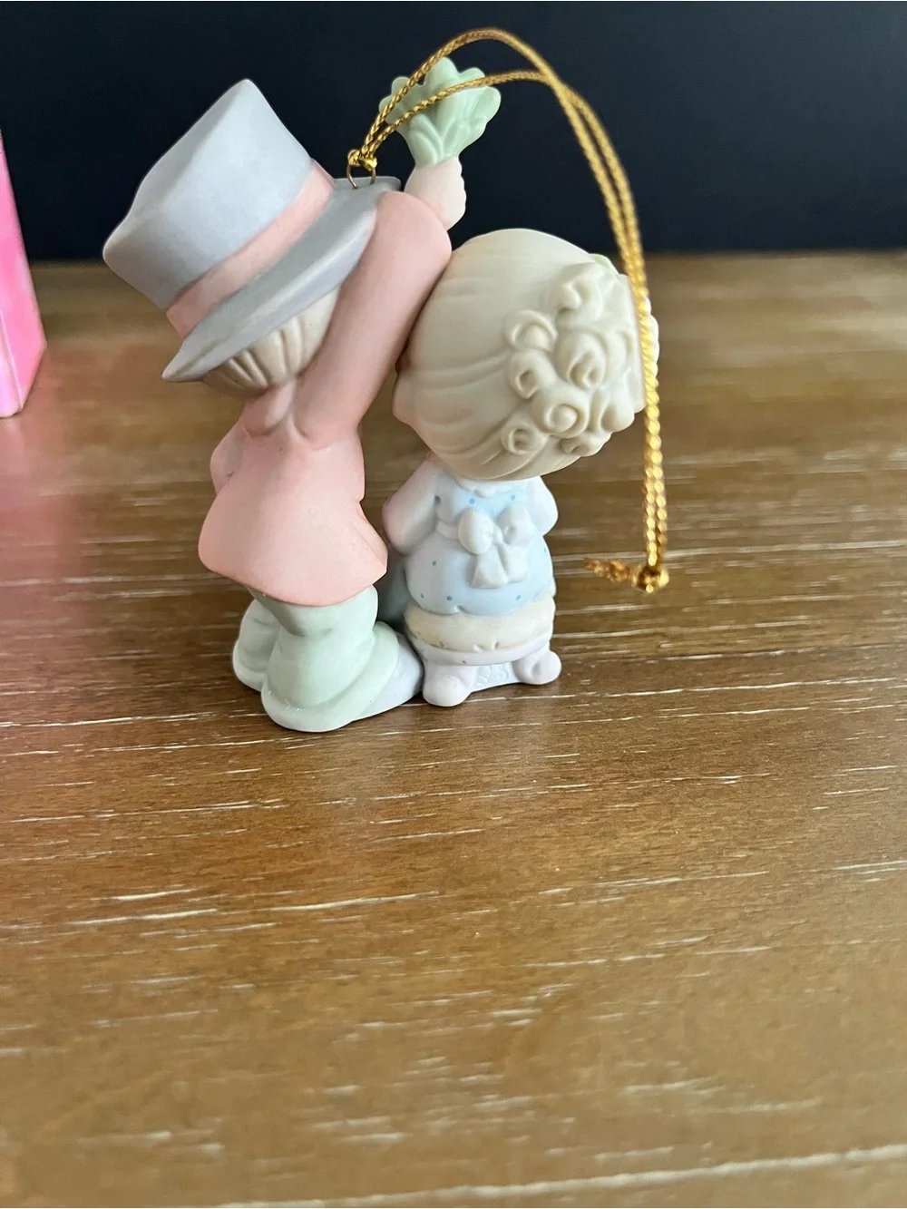 PRECIOUS MOMENT FIGURINE - OUR FIRST CHRISTMAS TOGETHER   ORNAMENT --- 878855